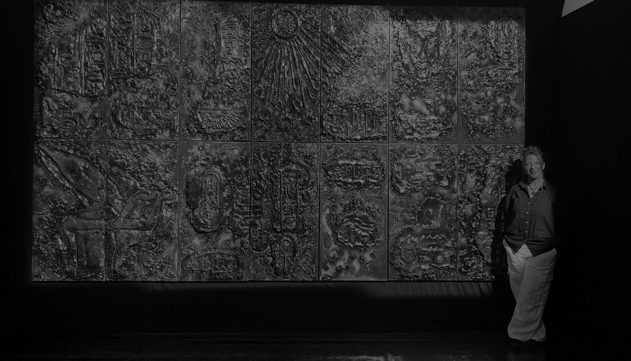 A collection of curated modern and classic paintings displayed at RW Gallery